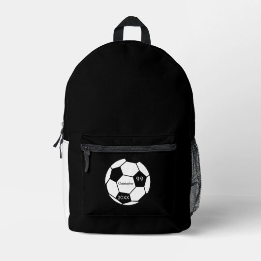 Fußball Bedruckter Rucksack (Vorderseite)