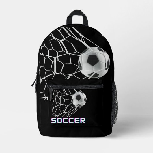 Fußball Bedruckter Rucksack (Vorderseite)