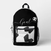 Fußball Bedruckter Rucksack (Vorderseite)