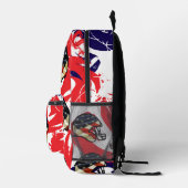 FUSSBALL BEDRUCKTER RUCKSACK (Rechts)
