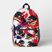 FUSSBALL BEDRUCKTER RUCKSACK (Vorderseite)