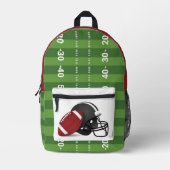 Fußball Bedruckter Rucksack (Vorderseite)