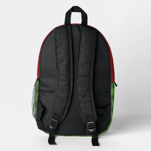 Fußball Bedruckter Rucksack (Rückseite)