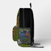 Fußball Bedruckter Rucksack (Rechts)
