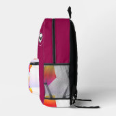 Fußball Bedruckter Rucksack (Rechts)
