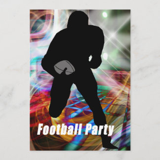Fußball beleuchtet Party Einladung