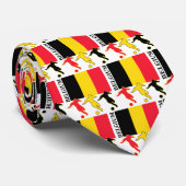 Fußball Belgien Krawatte (Gerollt)