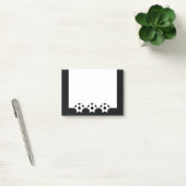 Fußball| Benutzerdefinierte Hintergrundfarbe Post-it Klebezettel (Büro)