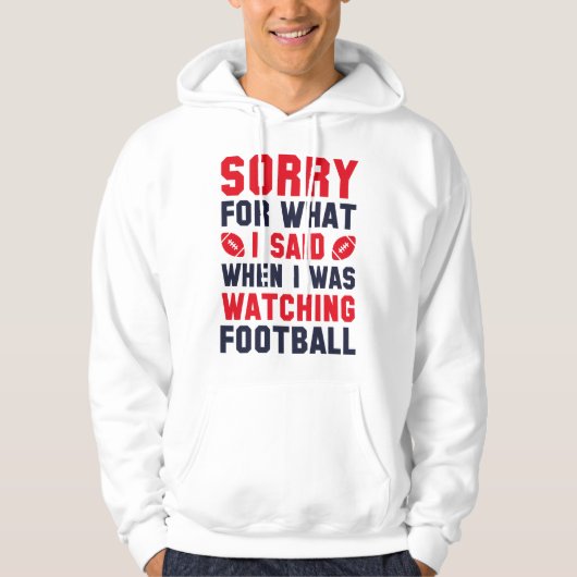 Fußball beobachten hoodie (Vorderseite)