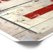 Fußball-Besucherlocker Poster (Ecke)