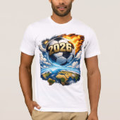 Fußball Beyond Earth T-Shirt (Vorderseite)