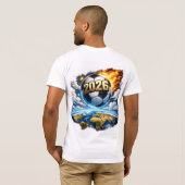 Fußball Beyond Earth T-Shirt (Schwarz voll)