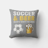 FUSSBALL & BIER KISSEN (Vorderseite)