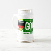 Fußball-Bier-Tasse ZielDeutschland Deutschland Bierglas (Vorderseite Links)