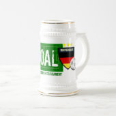 Fußball-Bier-Tasse ZielDeutschland Deutschland Bierglas (VorderseiteRechts)