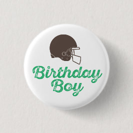 Fußball Birthday Boy Button