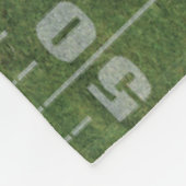 👶 - Fußball 🏈 - blau Fleecedecke (Ecke)