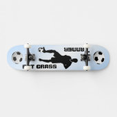 Fußball blau / Sportdesign Skateboard (Horizontal)