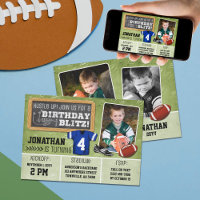 Fußball Blitz Kinder zum Geburtstag einladen