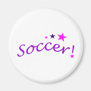 Fußball-Bogen mit Sternen Magnet