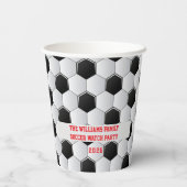 Fußball Bola 2026 Fußballparty Pappbecher (Rückseite)