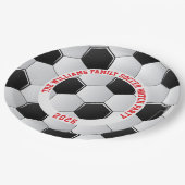 Fußball Bola 2026 Fußballparty Pappteller (Schrägansicht)