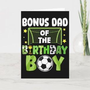 Fußball Bonus Papa Geburtstag Junge Party Fußball  Karte