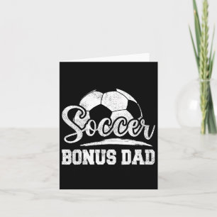 Fußball-Bonus Vater Fußball-Spieler-Spiel Tag Vate Karte