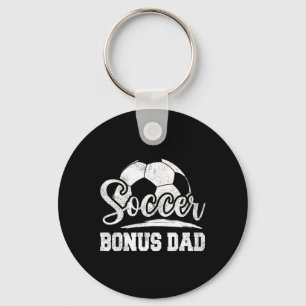 Fußball-Bonus Vater Fußball-Spieler-Spiel Tag Vate Schlüsselanhänger