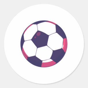Fußball Box Runder Aufkleber