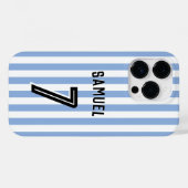Fußball Boy Custom Player & Number Case-Mate iPhone Hülle (Rückseite (Horizontal))