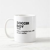 Fußball Boy Funny Dictionary Definition Fußball Bo Kaffeetasse (Links)