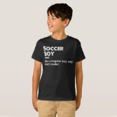 Fußball Boy Funny Dictionary Definition T-Shirt (Vorne ganz)