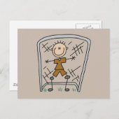 Fußball Boy Goalie Tshirts und Geschenke Postkarte (Vorne/Hinten)