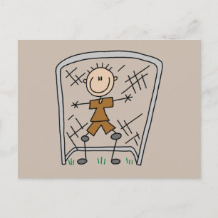 Fußball Boy Goalie Tshirts und Geschenke Postkarte