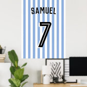 Fußball-Boy-Zimmer Dekoration Poster (Heimbüro)