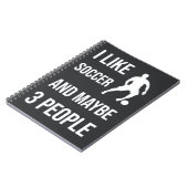 Fußball-Boys Geschenke für seinen Spieler für Kind Notizblock (Linke Seite)