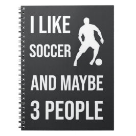 Fußball-Boys Geschenke für seinen Spieler für Kind Notizblock