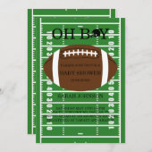 Fußball Boys Kinderdusche Einladung (Vorne/Hinten)