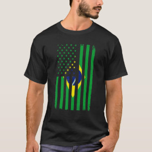 Fußball Brasilien Brasilianische Flagge Fußball Sp T-Shirt
