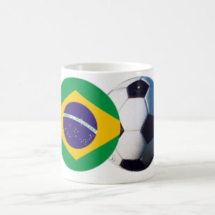 Fußball & Brasilien Fahne MUSEUM Zazzle Kaffeetasse