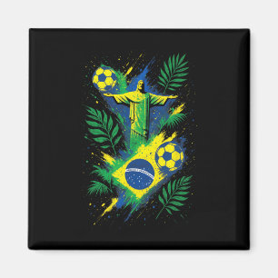 Fußball Brasilien Fußll Christus Rio Kultur Magnet