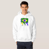 Fußball Brasilien Hoodie (Vorne ganz)