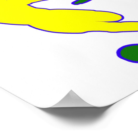 Fußball Brasilien Poster (Ecke)