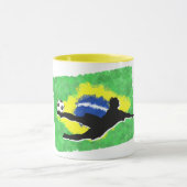 Fußball-Brasilien Tasse (Zentrum)