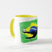 Fußball-Brasilien Tasse (Vorderseite Links)
