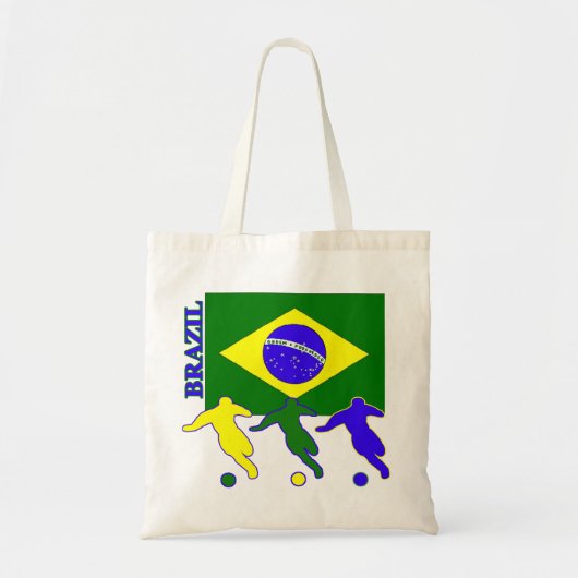 Fußball Brasilien Tragetasche (Vorne)