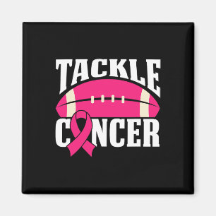 Fußball Breast Awareness Tackle Pink Ribbo Magnet