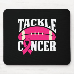 Fußball Breast Awareness Tackle Pink Ribbo Mousepad