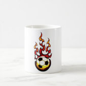 Fußball brennend kaffeetasse (Mittel)